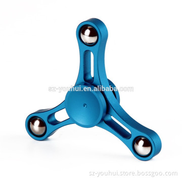 Metal 3 bar Finger Toy Rotating Hand Fidget Spinner